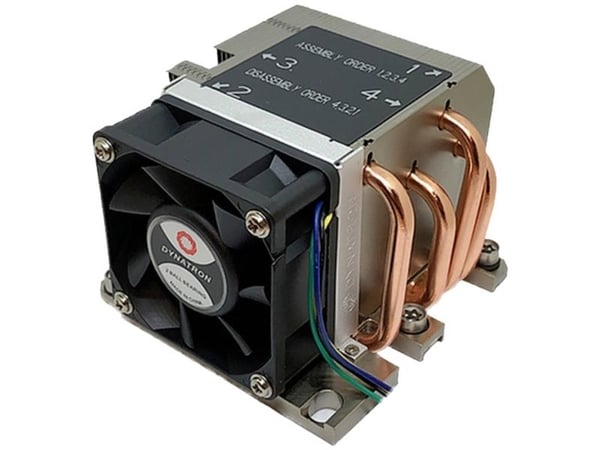 Inter-Tech B-13 - Processorkylare - (LGA3647-sockel) - Aluminium och koppar - 60 mm - 2U (88885425)
