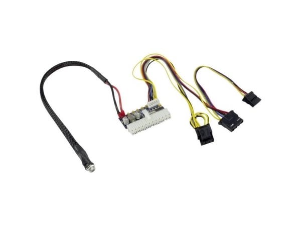 Inter-Tech - Strømkabel - 20-pin ATX, power DC jack til 4-pin intern strøm, 4-pins intern strøm (12V), SATA-strøm