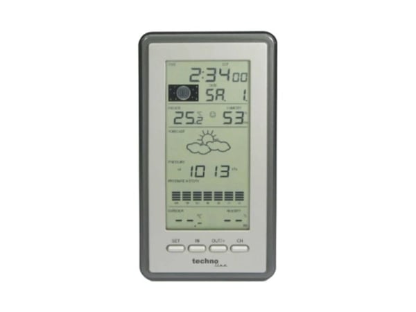 Technoline WS 9040 IT, Svart, Sølv, Inne hygrometer, Inne Termometer, Utendørs Barometer, Utendørs Barometer, Barometer, Hygrometer, Termometer, Ba...