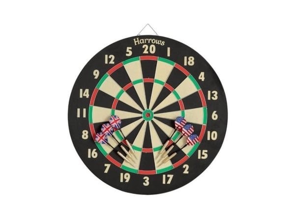 DARTBOARD harrows Bristow's family