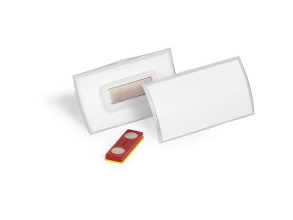 Durable 825919, Nimikortin kotelo, Muotokuva, Polypropeeni (PP), Läpinäkyvä, 4 cm, 7,5 cm