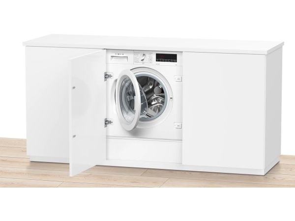 Bosch Serie | 8 WIW28542EU - Vaskemaskin - innebygd - Nisje - bredde: 60 cm - dybde: 58 cm - høyde: 82 cm - frontileggelse - 8 kg - 1400 rpm - hvit