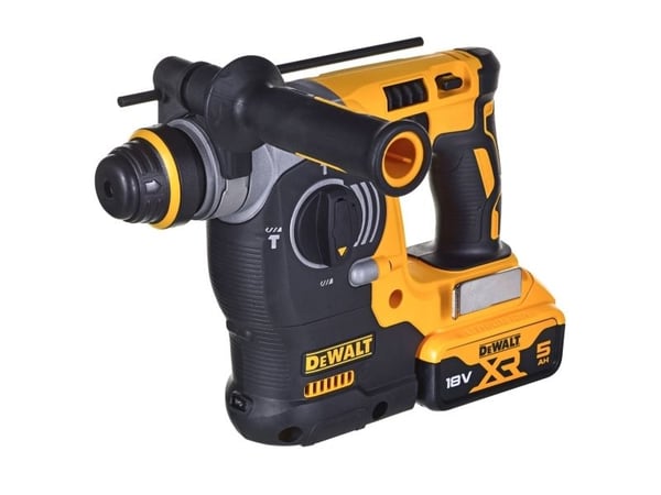 DeWALT DCH273P2T, Musta, Keltainen, 2,4 cm, 1100 RPM, 2,1 J, 4600 bpm, 1,3 cm