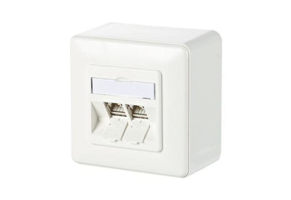 BTR NETCOM 130B11D20002-E, RJ-45, 6a, Valkoinen