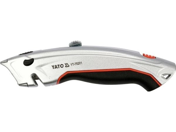 Yato veitsi, jossa on puolisuunnikkaan muotoinen terä 1 + 3 terää 61 x 33mm (YT-75201)