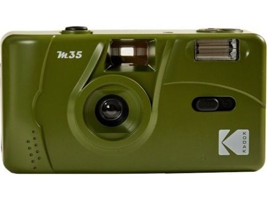 Kodak M35 - Titta-och-tryck-kamera - 35 mm - objektiv: 31 mm olivgrön