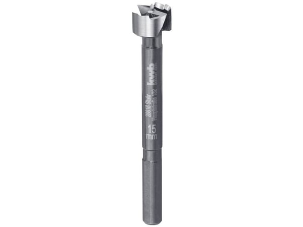 kwb 706315, Porakone, Keskitysporanterä, 1,5 cm, Kovapuu, MDF, Pehmopuu, Blisteri, 1 kpl