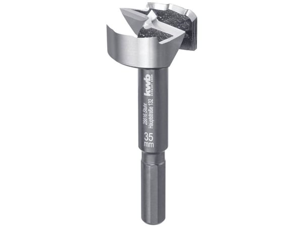 kwb 706335, Porakone, Keskitysporanterä, 3,5 cm, Kovapuu, MDF, Pehmopuu, Blisteri, 1 kpl
