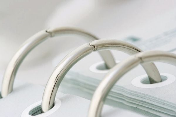 Avery - Forsterkningsring - blank (en pakke 500)