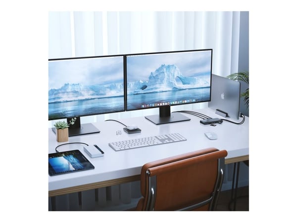 ALOGIC USB-C Super Dock - Telakointiasema - USB-C / Thunderbolt 3 - 2 x HDMI - GigE