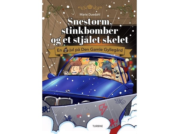 Snöstorm, stinkbomber och ett stulet skelett - en skitig jul på Den Gamle Gyllegård | Marie Duedahl | Språk: Danska