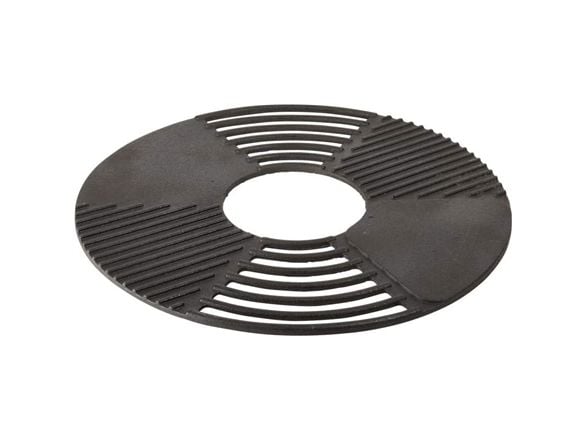 Esschert Design BBQ-grill/grillplatta i gjutjärn