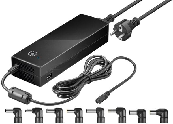 goobay NTS 150 W multi USB EuP 8.5A - Strømadapter - AC 100-240 V - 150 watt - svart