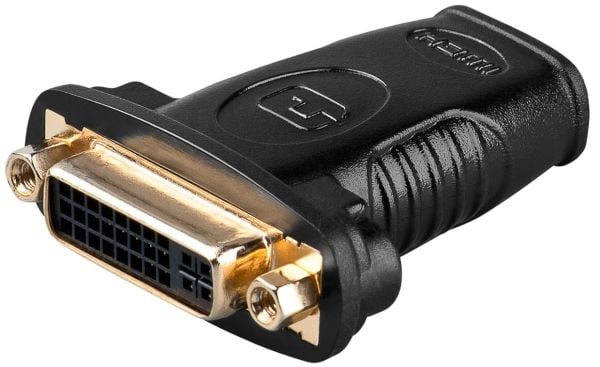 goobay - Video adapter - DVI-I hunn til HDMI hunn