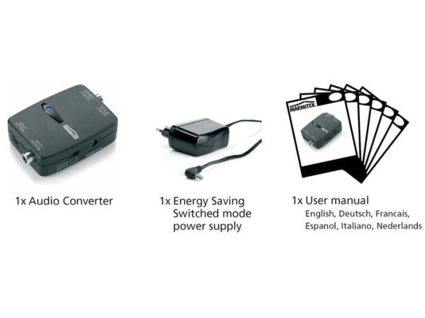 Marmitek Connect TC22, 5 V, 600 mA, 100 - 240 V, 50 - 60 Hz, 51 mm, 80 mm