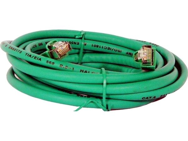 goobay - Nettverkskabel - RJ-45 (hann) til RJ-45 (hann) - 3 m - trådpar i metallfolie (PiMF) - CAT 6 - halogenfri, formstøpt - grønn