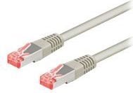 wentronic - Nettverkskabel - RJ-45 (hann) til RJ-45 (hann) - 5 m - skjermet, beskyttet tvunnet parkabel (STTP) - CAT 6 - grå