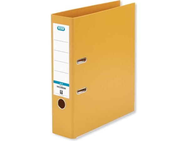ELBA Smart - Hevarmbuefil - bokryggbredde: 80 mm - for A4 (210 x 297 mm) - kapasitet: 570 ark - oransje