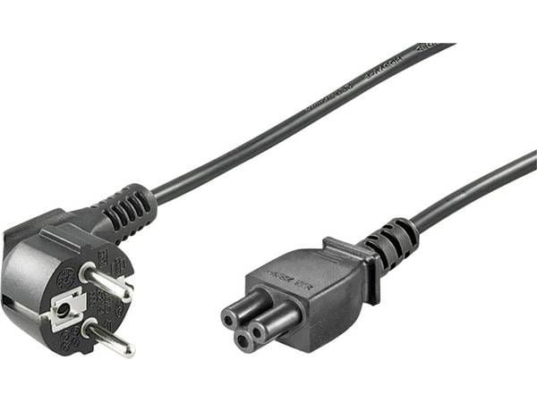 wentronic NK 114 S-180 - Johdinsarja - CEE 7/7 (han) til IEC 60320 C5 - AC 250 V - 10 A - 1,8 m - lajiteltu