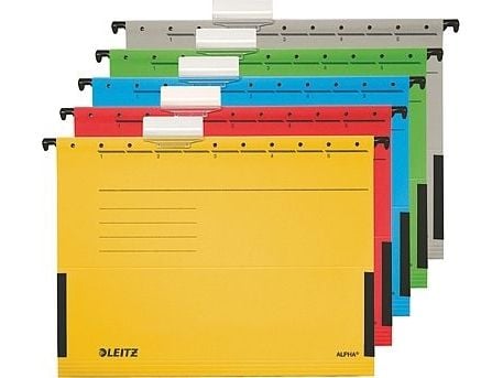 Leitz Alpha Folder, A4, Gult, 261 mm, 348 mm, 90 g