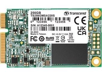 Transcend 220S, 256 GB, mSATA, 560 MB/s, 6 Gbit/s