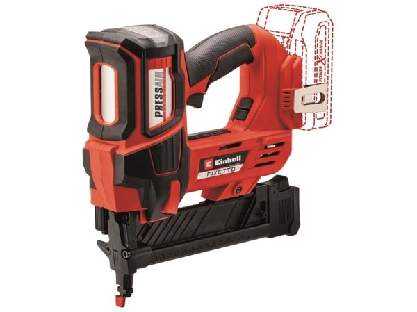 Einhell FIXETTO 18/38 S, 500 hæfteklammer, Sort, Rød, Batteri, 2,82 kg - SOLO
