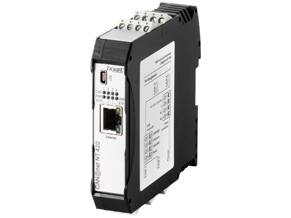 Ixxat 1.01.0332.42000 CAN@net NT 420 CAN-muuntamo Ethernet, CAN, USB 24 V/DC 1 kpl 1 kpl