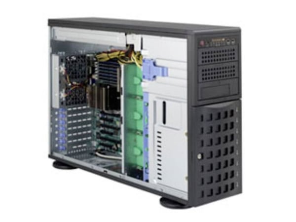 Supermicro SC745 BTQ-R920B - Tower 4U - utvidet ATX (E-ATX) - SATA/SAS - hot-swap 920 watt - svart - USB