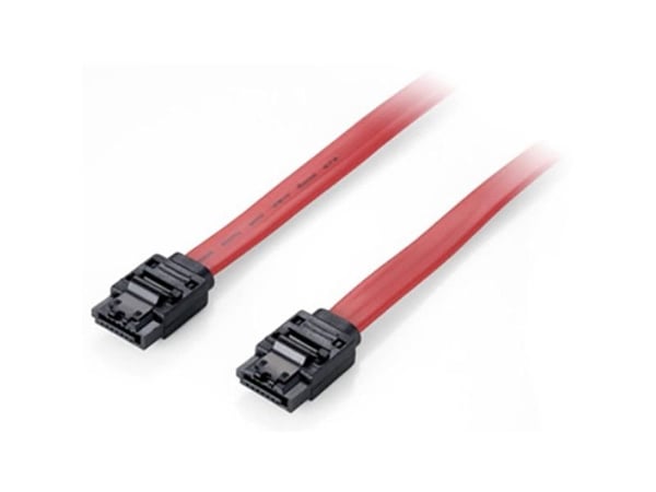 Equip 111901, 1 m, SATA III, SATA 7-pin, SATA 7-pin, Hankjønn/hankjønn, Rød