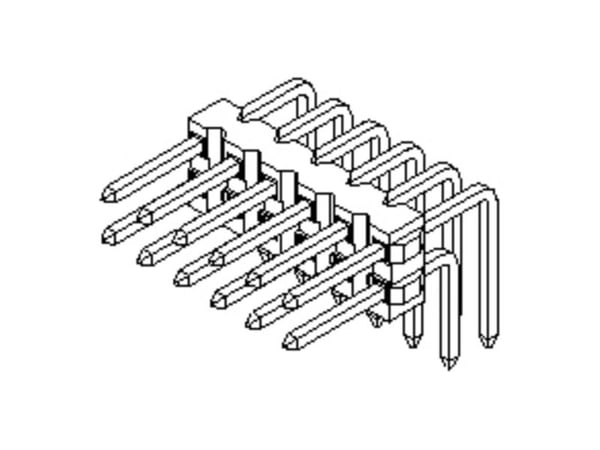 Molex instickstiftlist (standard) 10883301 1 st i tub