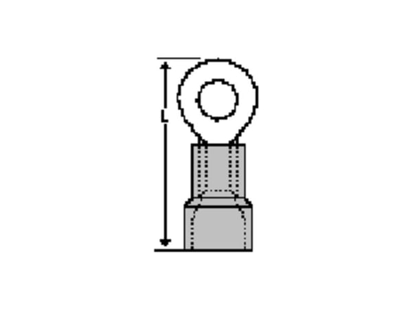Molex 190670085 ringkabelsko 1 st bulk
