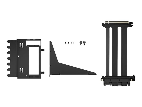 Fractal Design Flex 2 - GPU-brakettsett - svart, matt svart (kabel)