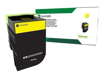 Lexmark X317 - Gul - original - tonerpatron LCCP, LRP - for Lexmark CS317dn, CS417dn, CS517de, CX317dn, CX417de