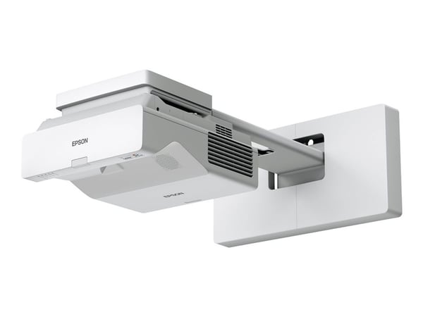 Epson EB-760W - 3 LCD-projektor - 4100 lumen (hvit) - 4100 lumen (farge) - 16:10 - ultrakortkast linse - 802.11a/b/g/n/ac trådløs / LAN/ Miracast -...
