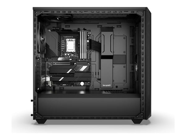 be quiet! -  SHADOW BASE 800 - Midi-tårn - utvidet ATX (E-ATX) - sidepanel med vindu (herdet glass) - ingen strømforsyning (ATX / PS/2) - svart - U...