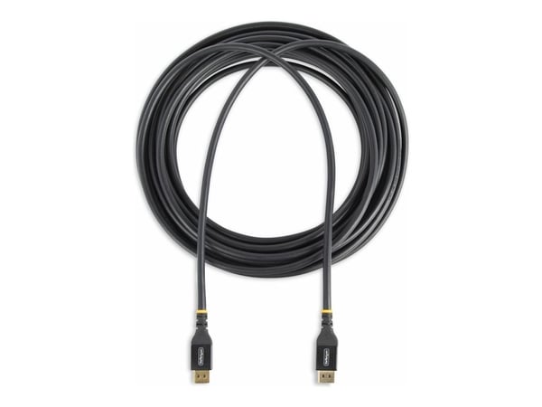 StarTech 50ft (15m) VESA-Certified Active DisplayPort 1.4 Cable, DP8K w/HBR3/HDR10/MST/DSC 1.2/HDCP 2.2, 8K 60Hz, 4K 120Hz Video - Active DP 1.4 Ca...
