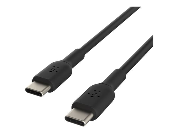 Belkin BoostCharge - USB-kabel - USB-C (hann) til USB-C (hann) - 2 m - svart