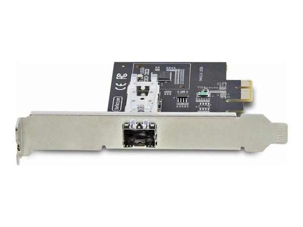 Startech 1-Port GbE SFP Network Card, PCIe 2.1 x1, Intel I210-IS, 1GbE Controller, 1000BASE Copper/Fiber Optic, Single-Port Gigabit Ethernet NIC, D...