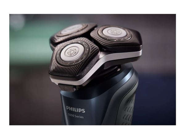 Philips SHAVER Series 5000 S5885/35 Sähköparranajokone märkä- ja kuiva-ajoon, Parranajokone kääntyvällä päällä, Sininen, SteelPrecision blades, Pai...