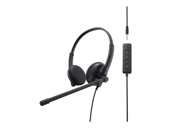 Dell Stereo Headset WH1022 - Headset - kabelansluten - USB