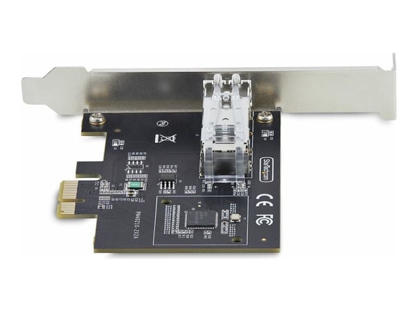 Startech 1-Port GbE SFP Network Card, PCIe 2.1 x1, Intel I210-IS, 1GbE Controller, 1000BASE Copper/Fiber Optic, Single-Port Gigabit Ethernet NIC, D...