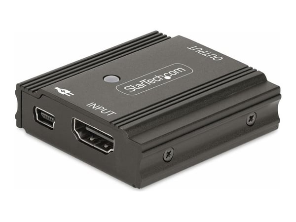 Startech 33ft (10m) 8K 60Hz HDMI Signal Booster, Active HDMI 2.1 Inline Repeater and Video Signal Amplifier up to 8K 60Hz/4K 144Hz, Compact HDMI Ca...