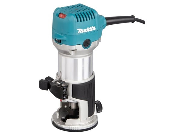 Makita RT0702CJ, Svart, Blå, Rostfritt stål, 34000 RPM, 6, 8 (5/16"), 10000 RPM, 93 dB, 82 dB