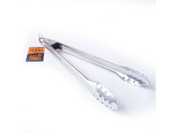 Texas_Club grilltang i rustfritt stål 40 cm