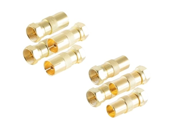 shiverpeaks BS15-301114, IEC, F, urosliitin, naarasliitin, kultainen, kulta, kultainen