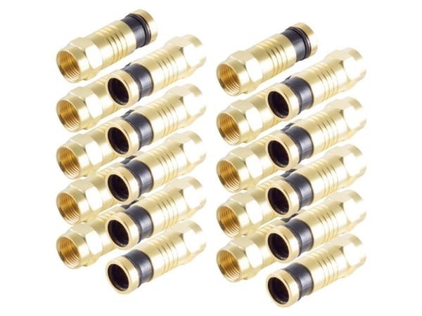 shiverpeaks BS15-300914, F-tyyppi, F, F, F, 7.2 mm, Kulta, Kulta, Kultainen
