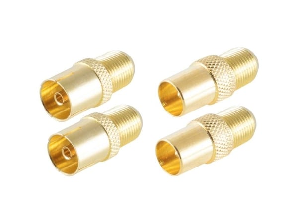 shiverpeaks BS15-301414, IEC, F, urosliitin, naarasliitin, kultainen, kulta, kultainen