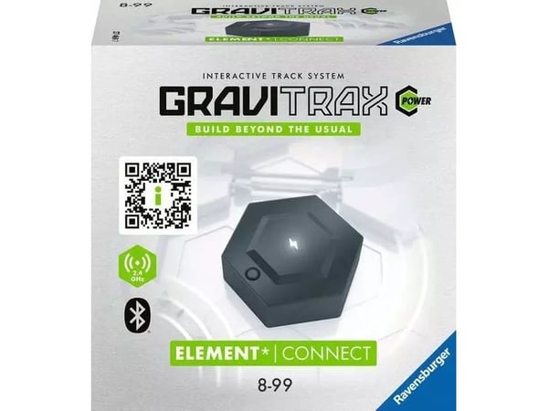 Ravensburger GraviTrax Power Element Connect, 99 år, Sort, Batterier kreves, AA