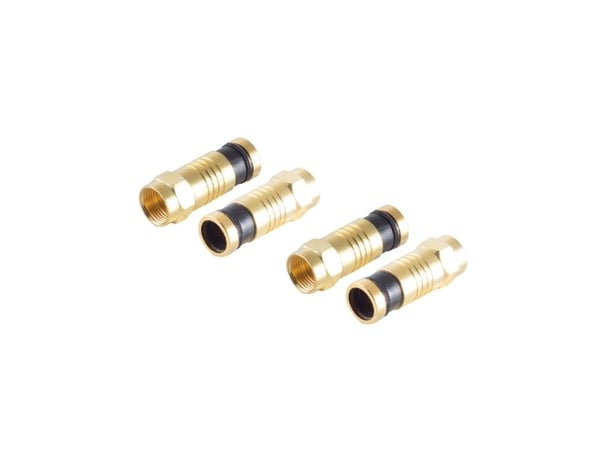 shiverpeaks BS15-300714, F-tyyppi, F, F, F, 7.2 mm, Kulta, Kulta, Kultainen shiverpeaks BS15-300714, F-tyyppi, F, F, F, 7.2 mm, Kulta, Kulta, Kultainen