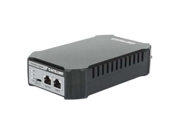 Intellinet 10G PoE++ injektor én 95 watt port IEEE 802.3bt kompatibelt 4PPoE plastdeksel